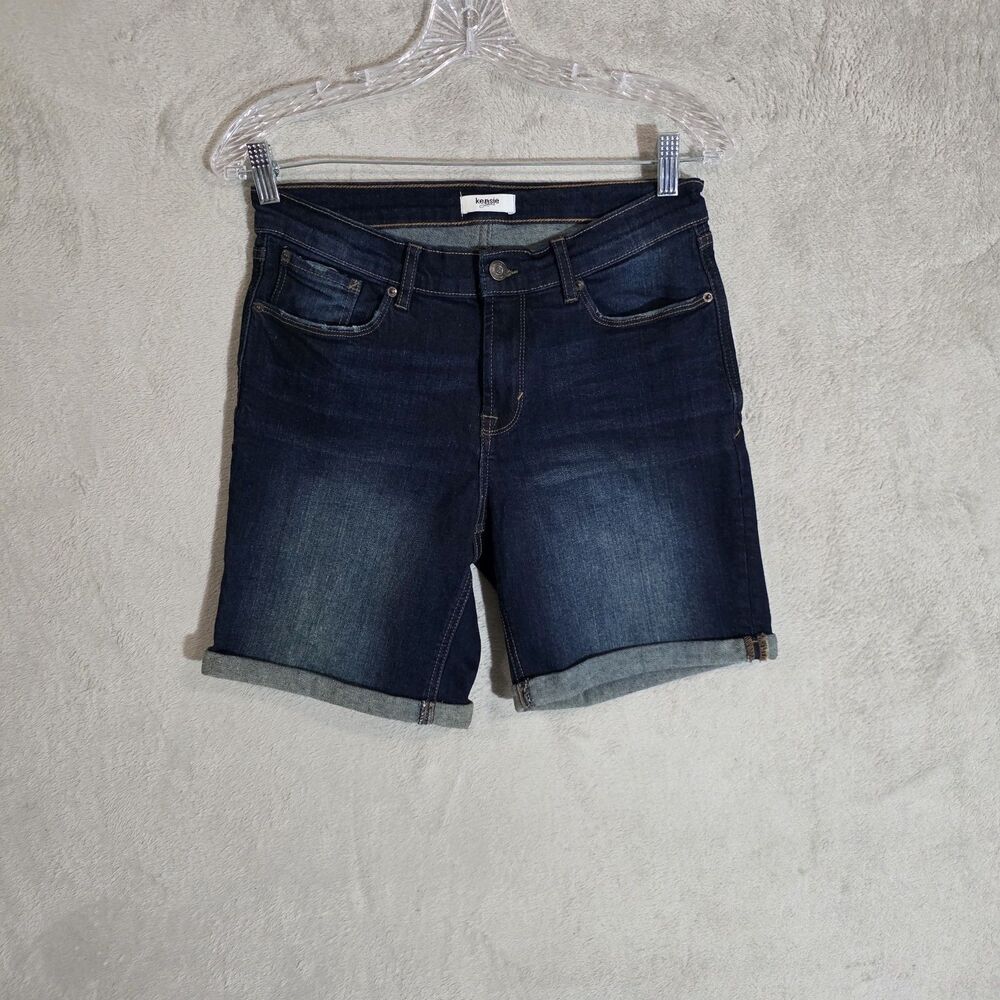 Kensie Bermuda Denim Shorts Blue Sz 6/28